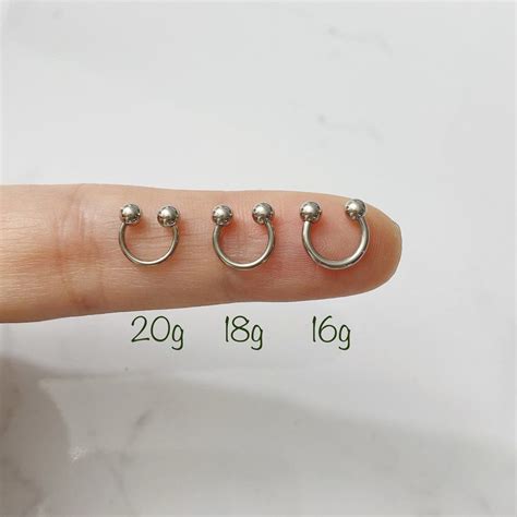 20g nose ring|20g nose ring 10mm.